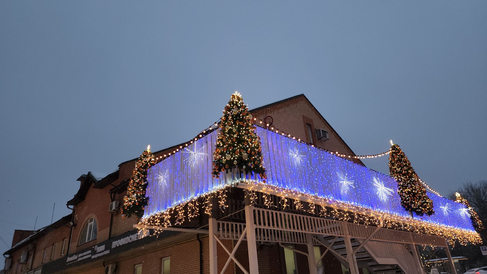 украшение города к новому году, зима, вертикалки,