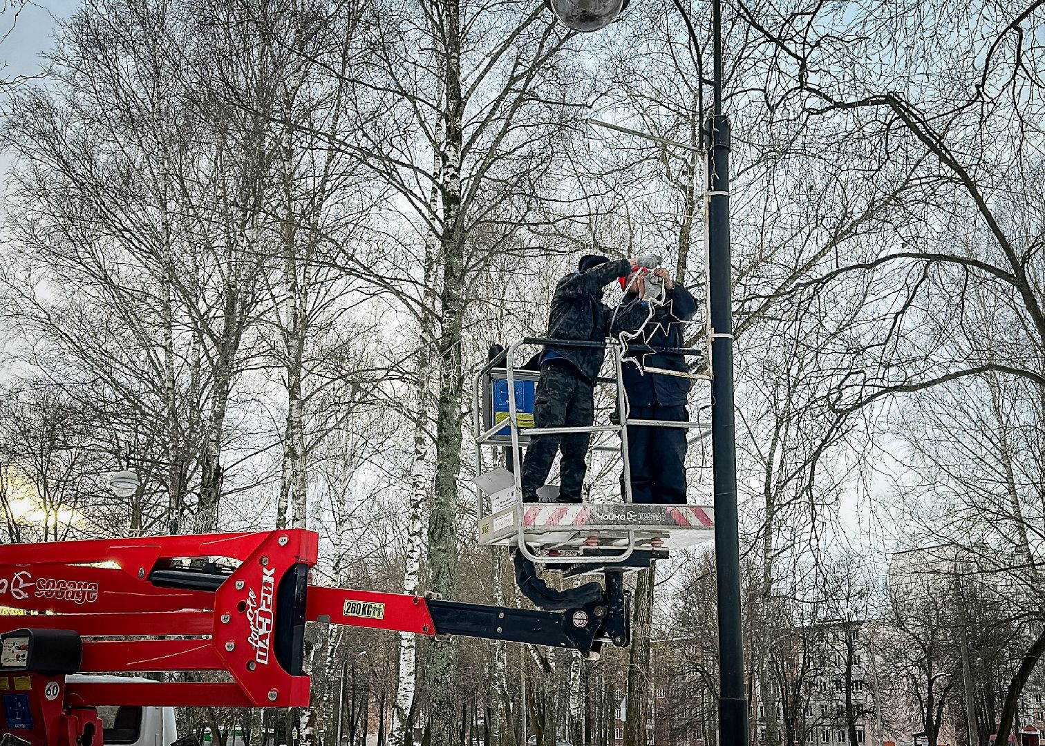 Клин, общество, благоустройство, иллюминация, вертикалки,