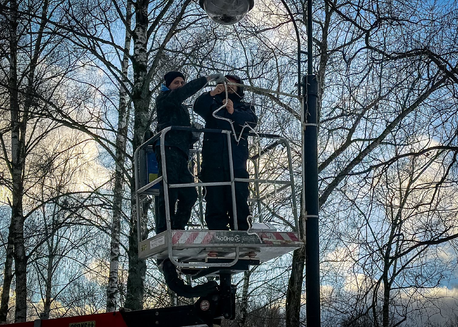 Клин, общество, благоустройство, иллюминация, вертикалки,