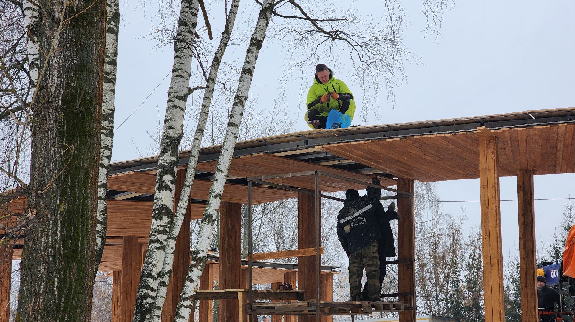 благоустрйоство, набережная, Лосино-петровский, вертикалки,