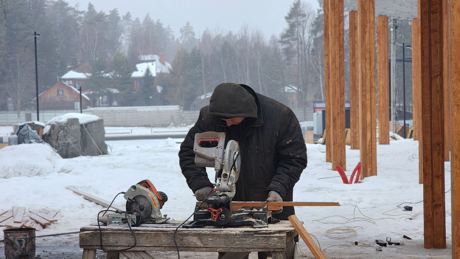 благоустрйоство, набережная, Лосино-петровский, вертикалки,