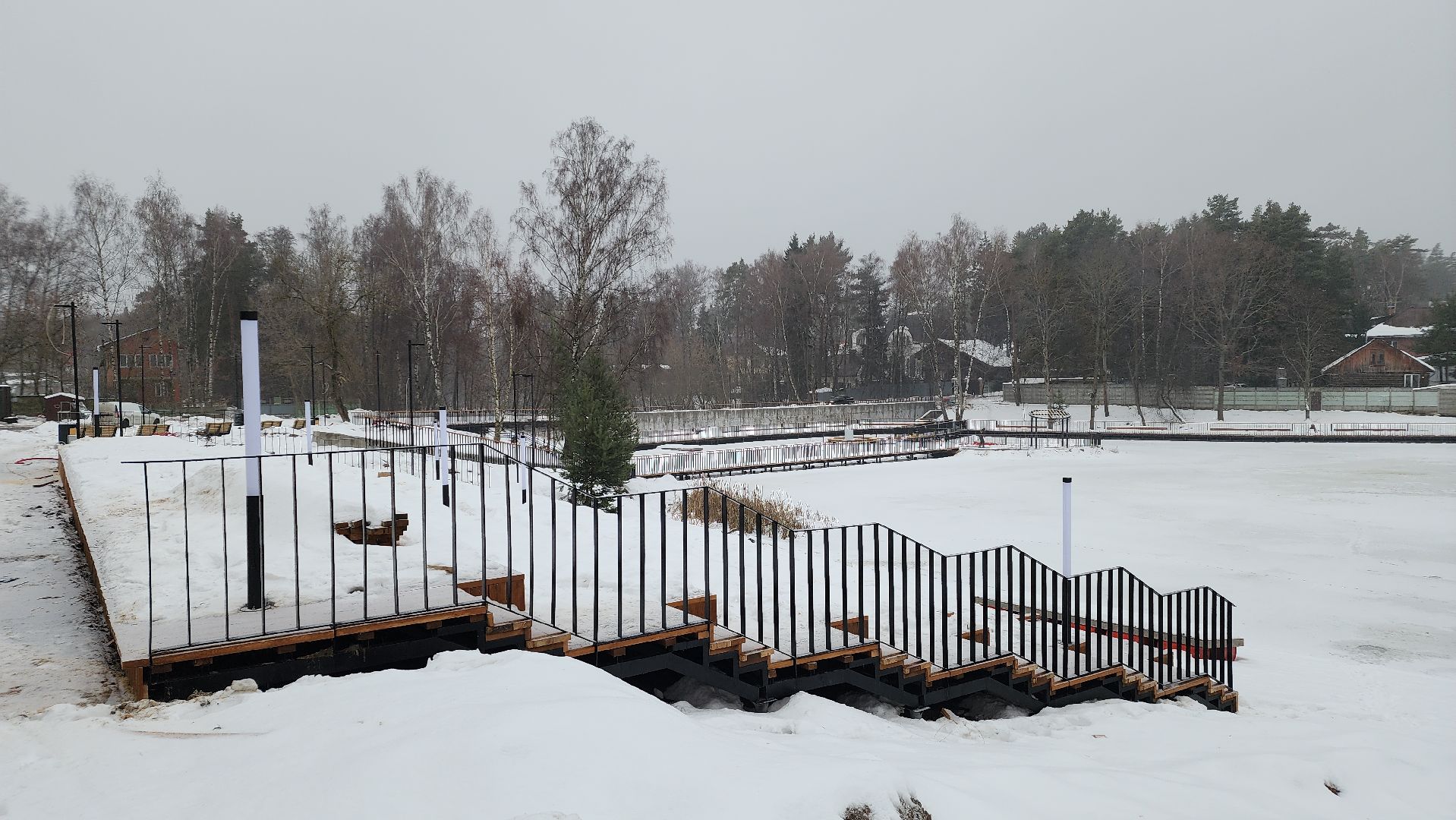 благоустрйоство, набережная, Лосино-петровский, вертикалки,