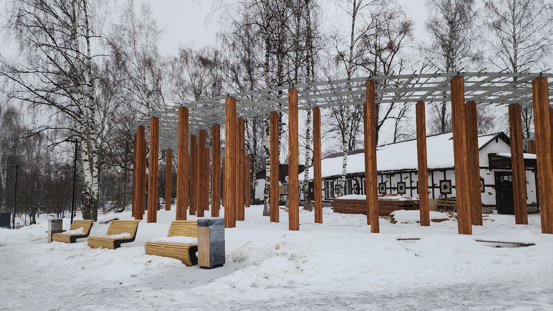 благоустрйоство, набережная, Лосино-петровский, вертикалки,