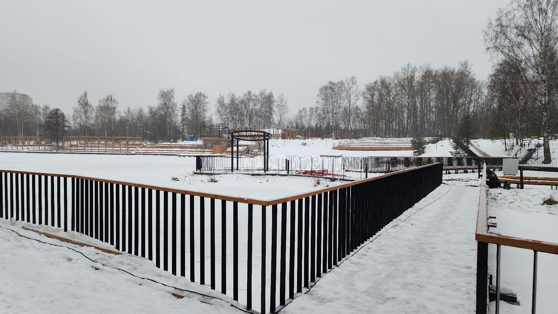 благоустрйоство, набережная, Лосино-петровский, вертикалки,