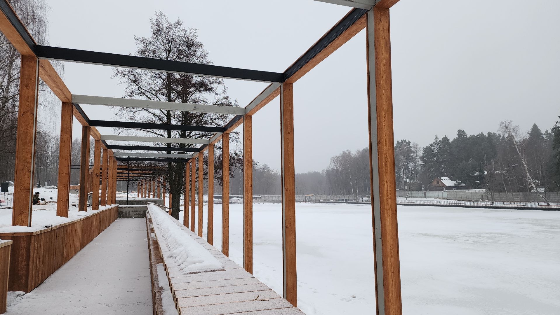 благоустрйоство, набережная, Лосино-петровский, вертикалки,