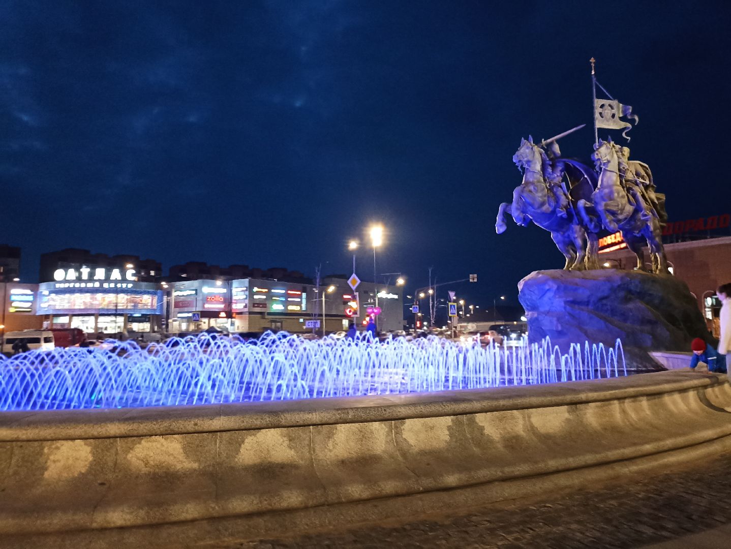 Серпухов, Подмосковье, фонтан, Храбрый, Донской