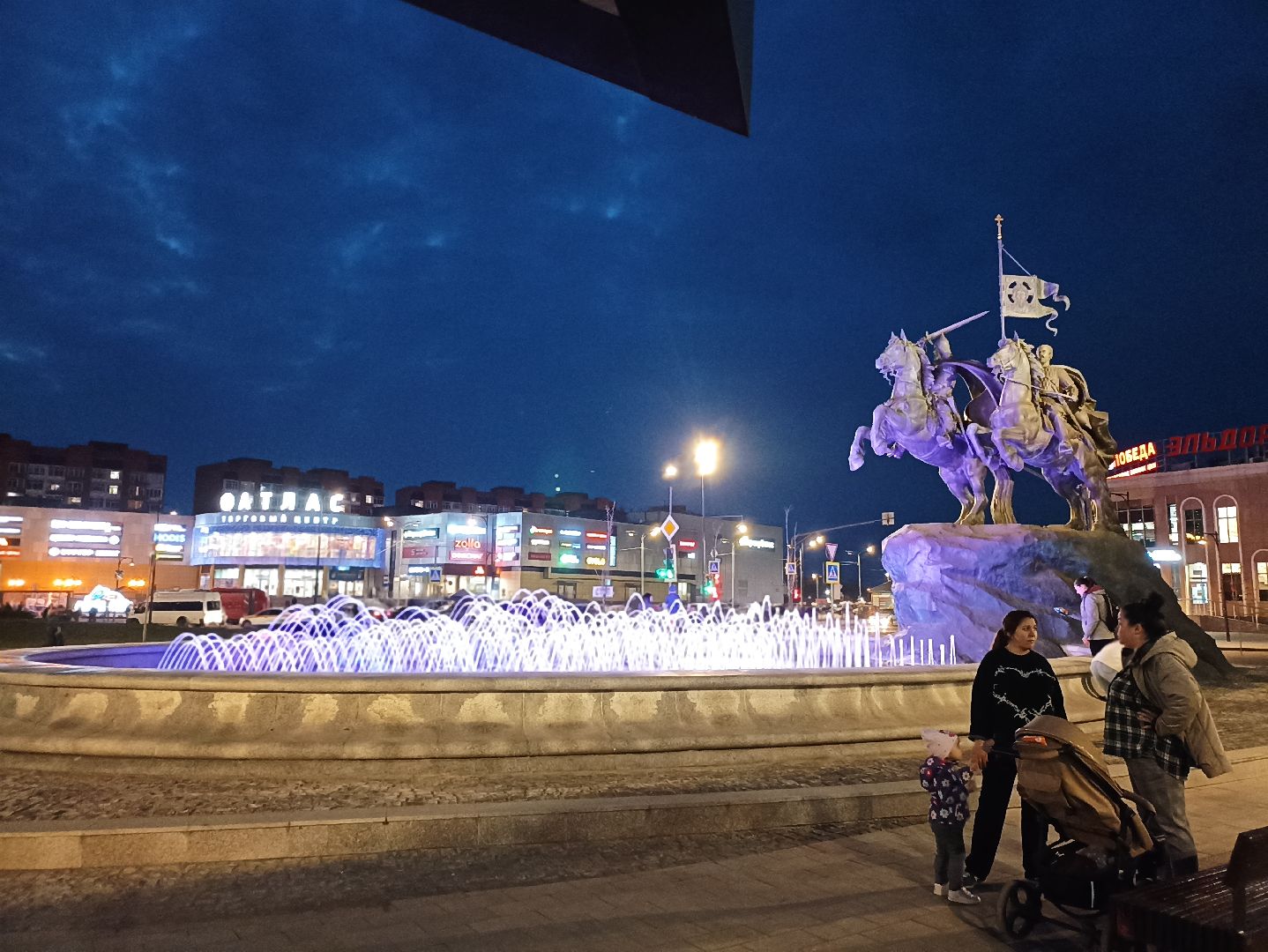 Серпухов, Подмосковье, фонтан, Храбрый, Донской