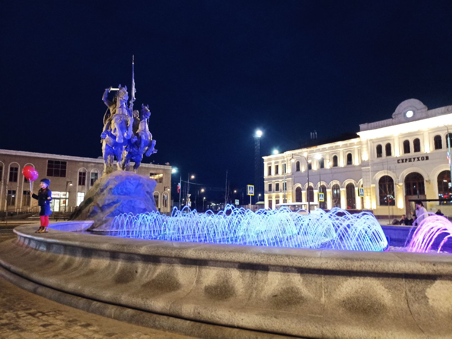 Серпухов, Подмосковье, фонтан, Храбрый, Донской