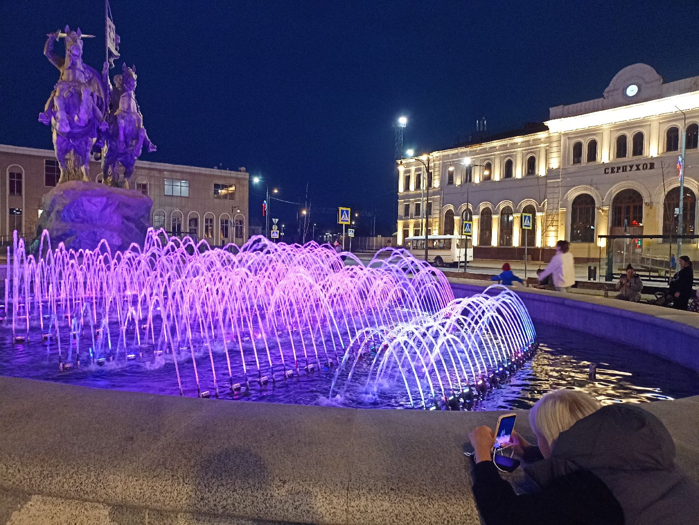 Серпухов, Подмосковье, фонтан, Храбрый, Донской