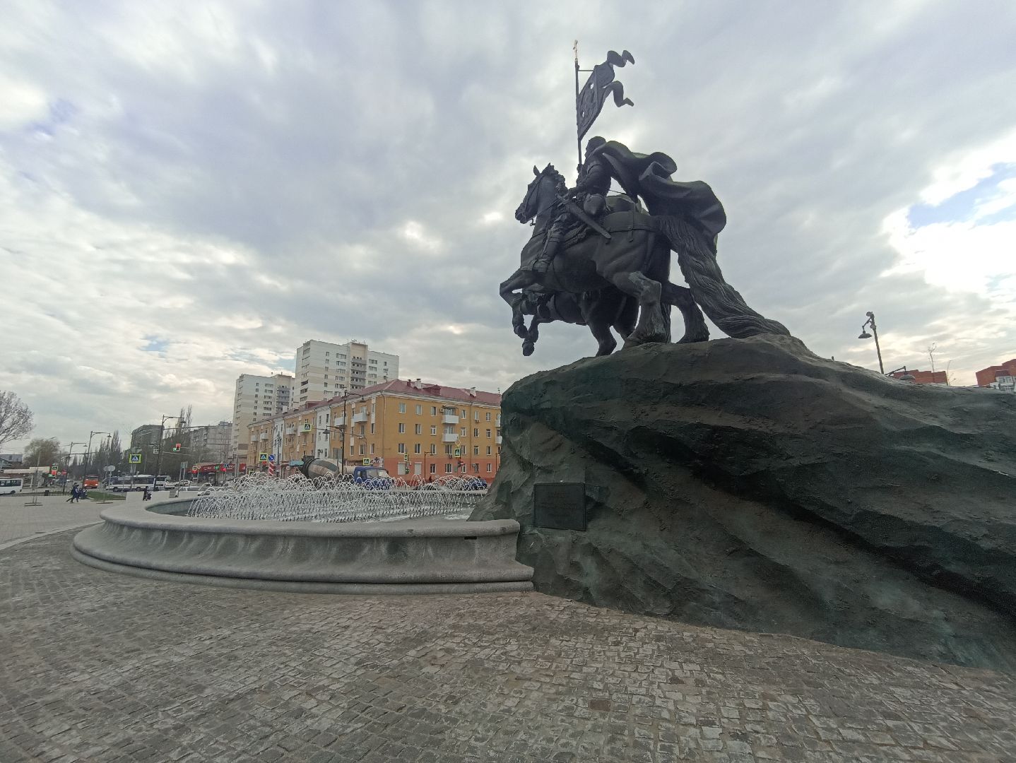 Серпухов, Подмосковье, фонтан, Храбрый, Донской