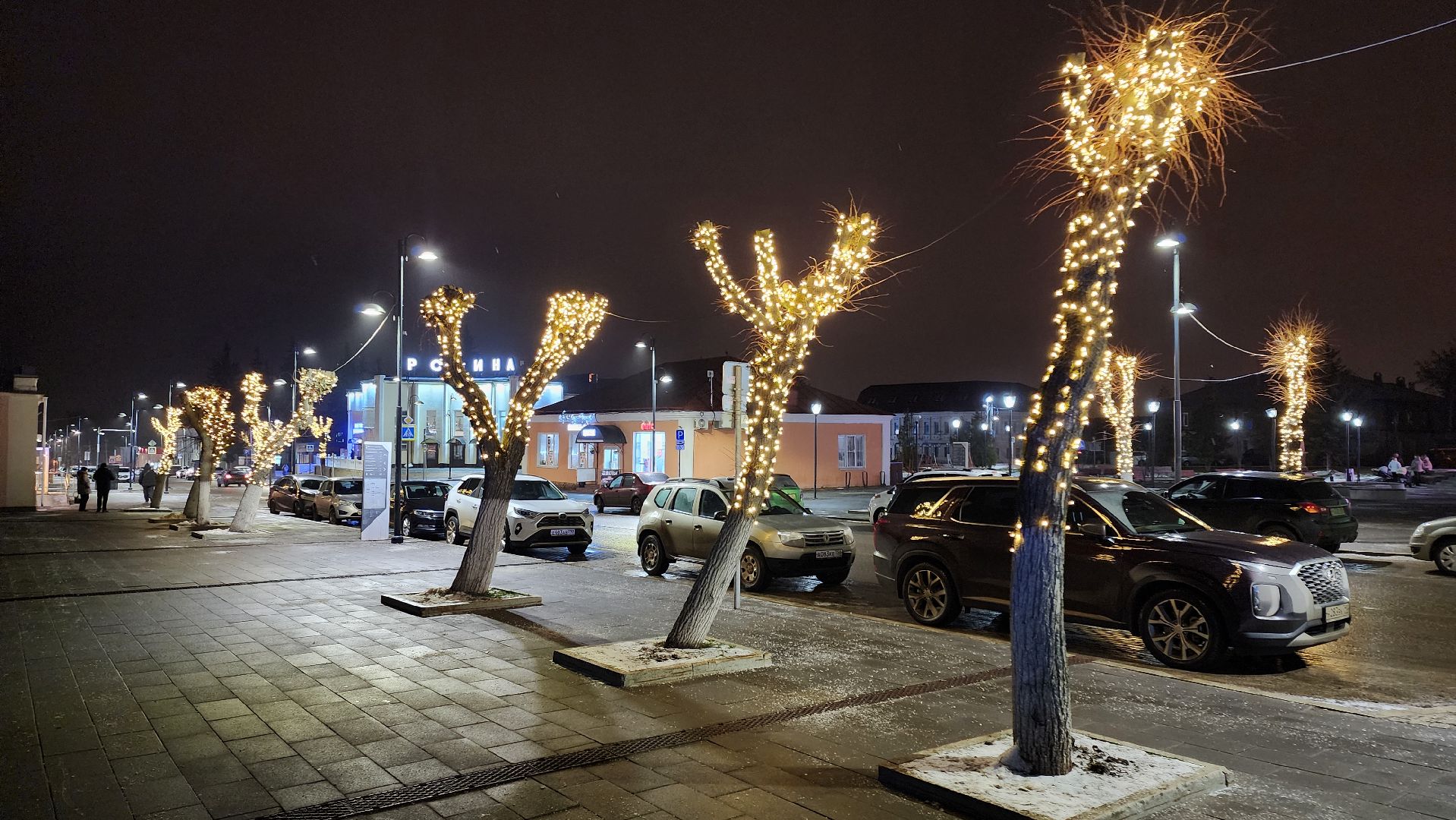 кашира, новый год, украшения к новому году, гирлянды, иллюминация, вертикалки,