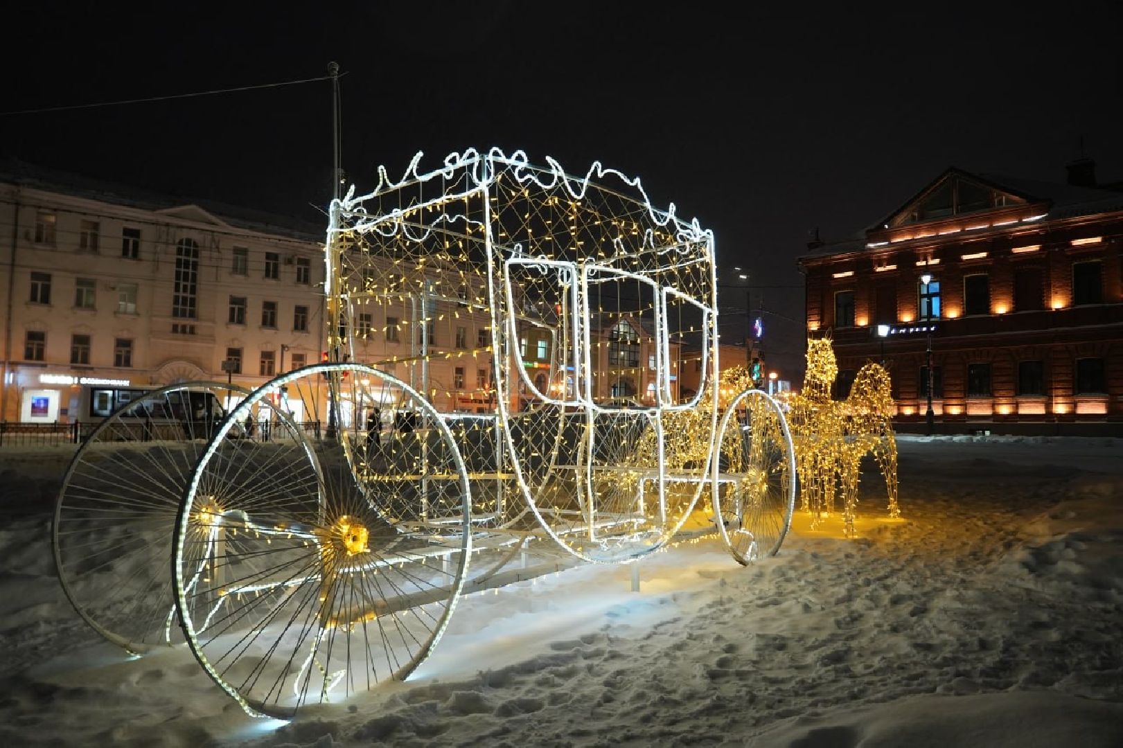 Новый год, Сергиев Посад, Украшения, Сергиево-Посадский городской округ, Иллюминация, Праздники, Благоустройство, вертикалки,