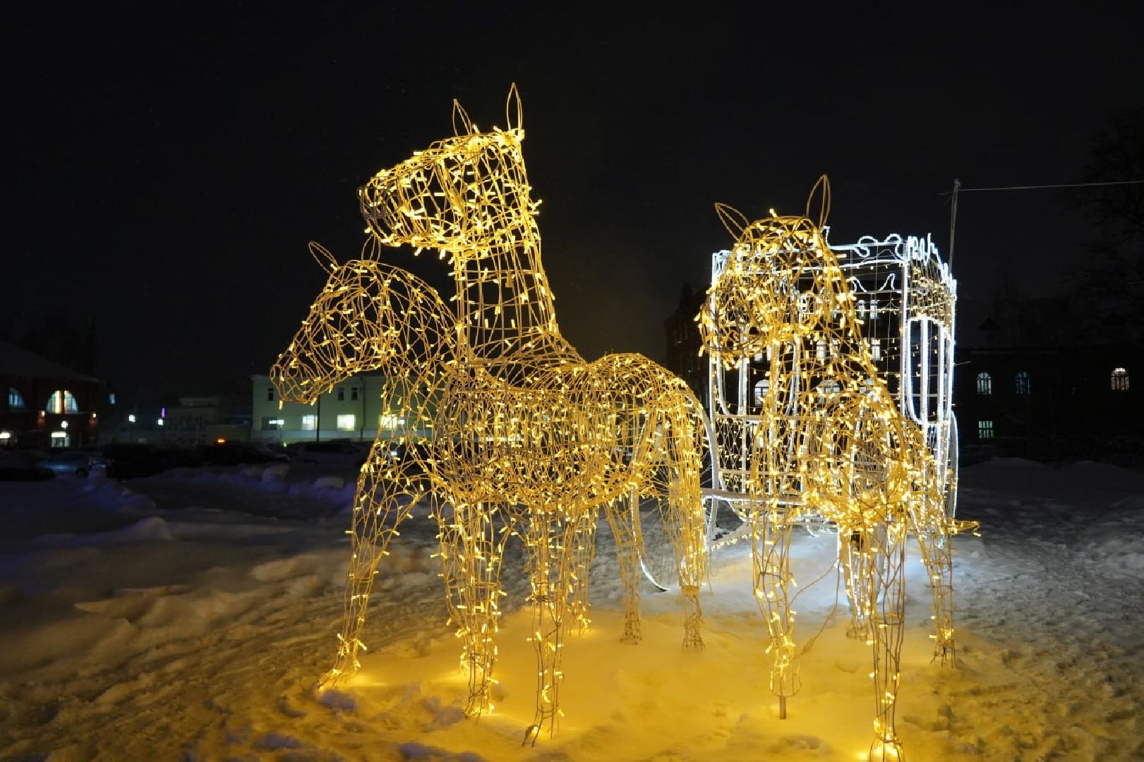 Новый год, Сергиев Посад, Украшения, Сергиево-Посадский городской округ, Иллюминация, Праздники, Благоустройство, вертикалки,