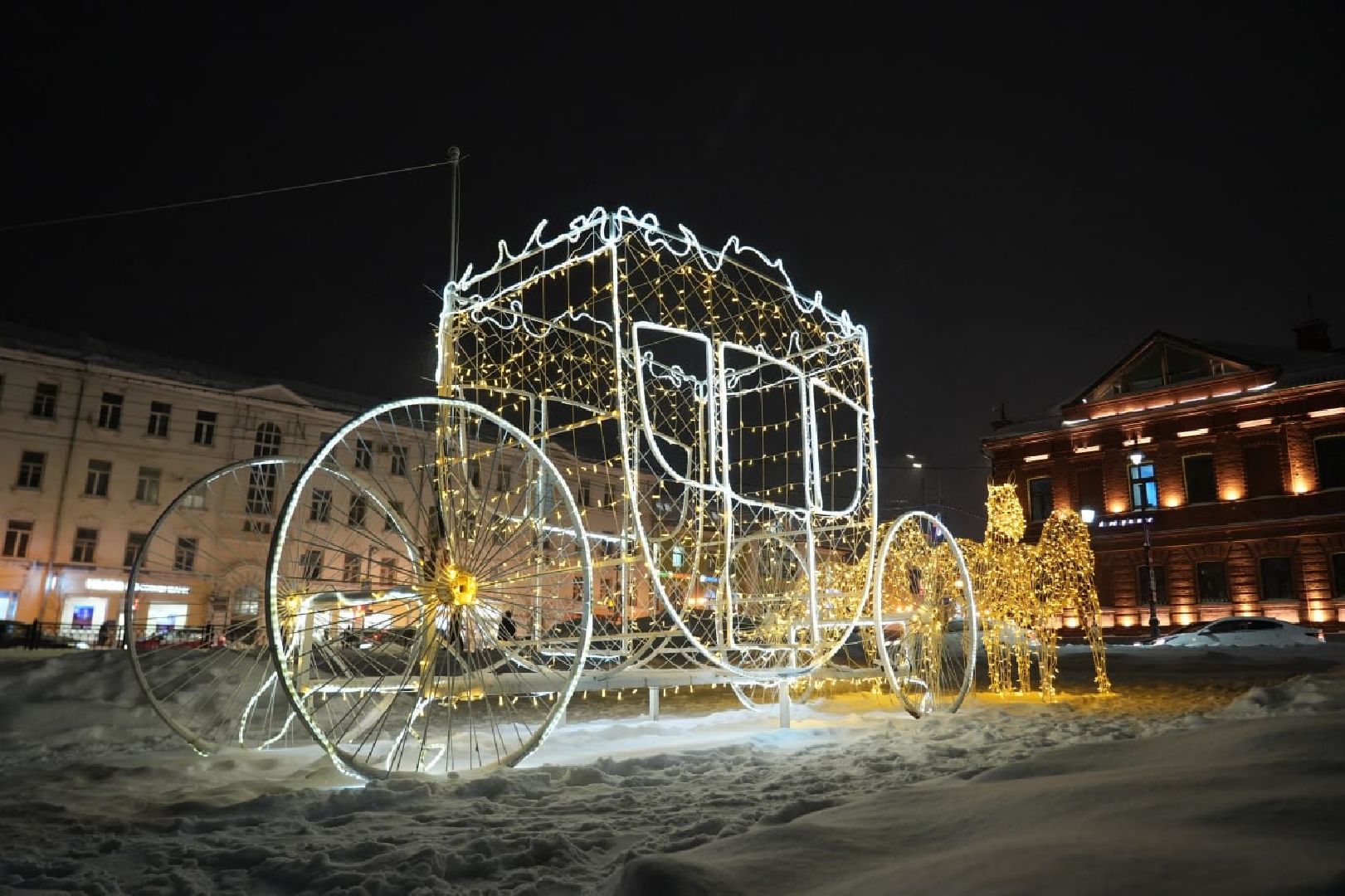 Новый год, Сергиев Посад, Украшения, Сергиево-Посадский городской округ, Иллюминация, Праздники, Благоустройство, вертикалки,