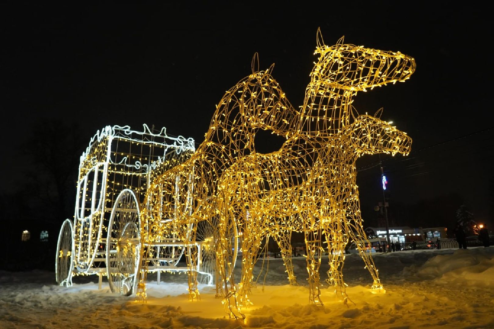 Новый год, Сергиев Посад, Украшения, Сергиево-Посадский городской округ, Иллюминация, Праздники, Благоустройство, вертикалки,
