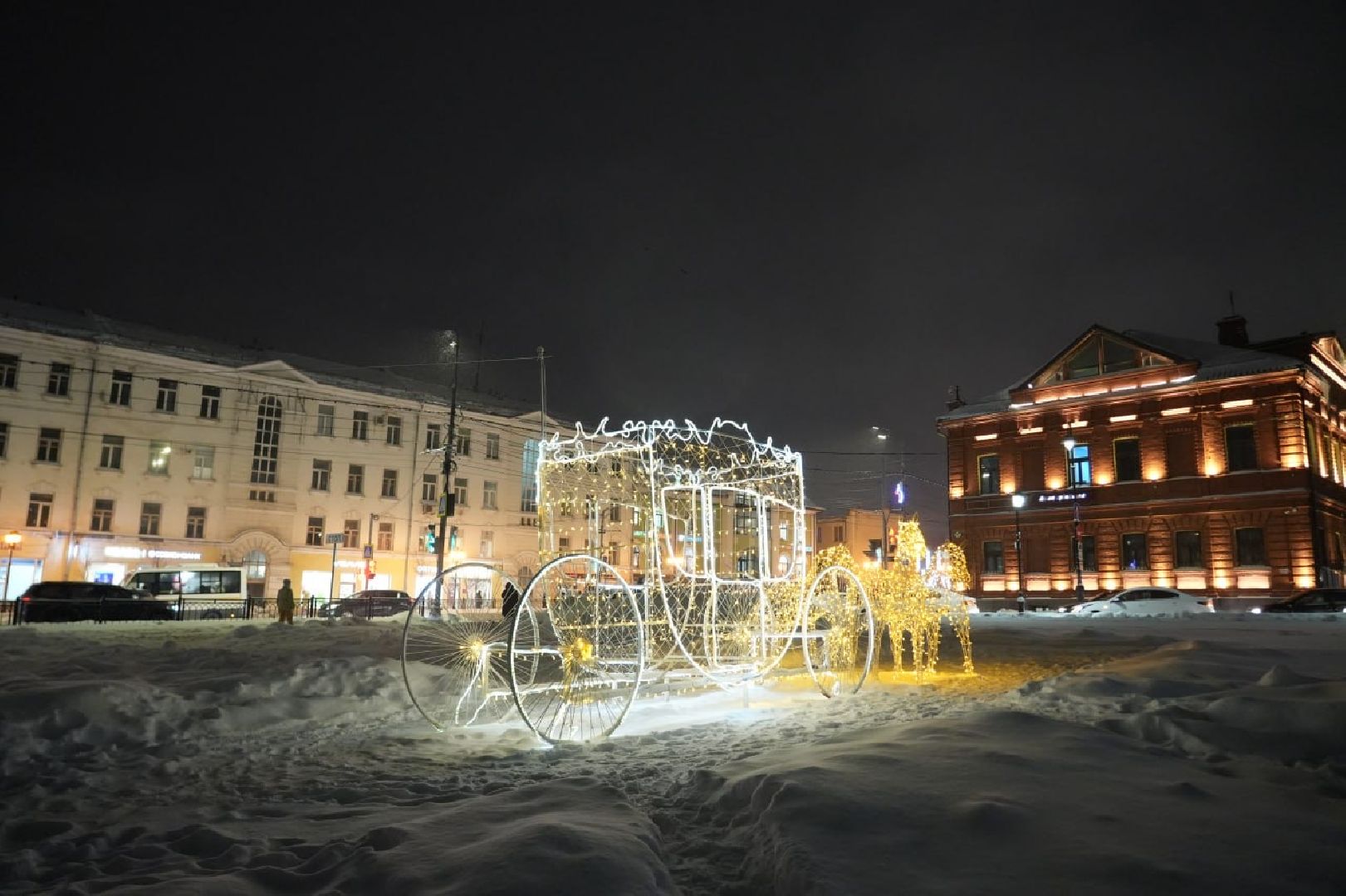 Новый год, Сергиев Посад, Украшения, Сергиево-Посадский городской округ, Иллюминация, Праздники, Благоустройство, вертикалки,