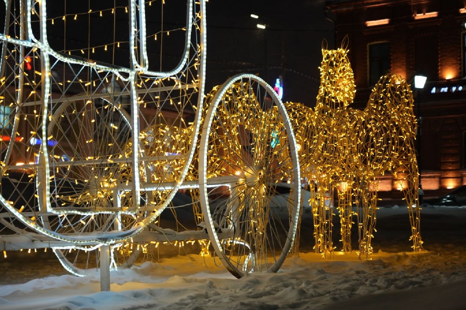 Новый год, Сергиев Посад, Украшения, Сергиево-Посадский городской округ, Иллюминация, Праздники, Благоустройство, вертикалки,