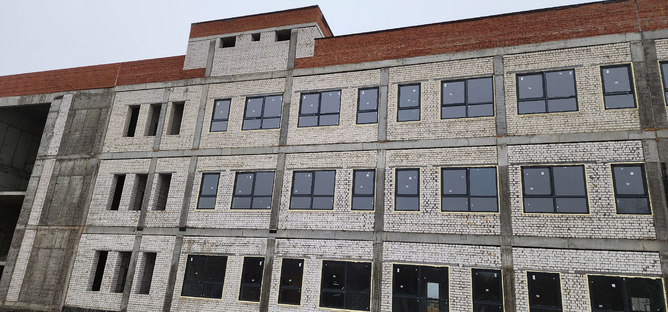 Зарайск, новая школа на 850 мест, строительство, вертикалки,