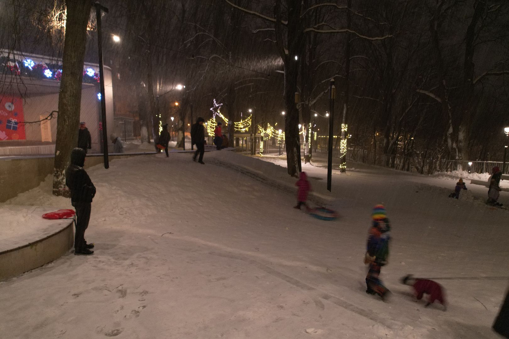 видео с коптера, зима в подмосковье, звенигород,
