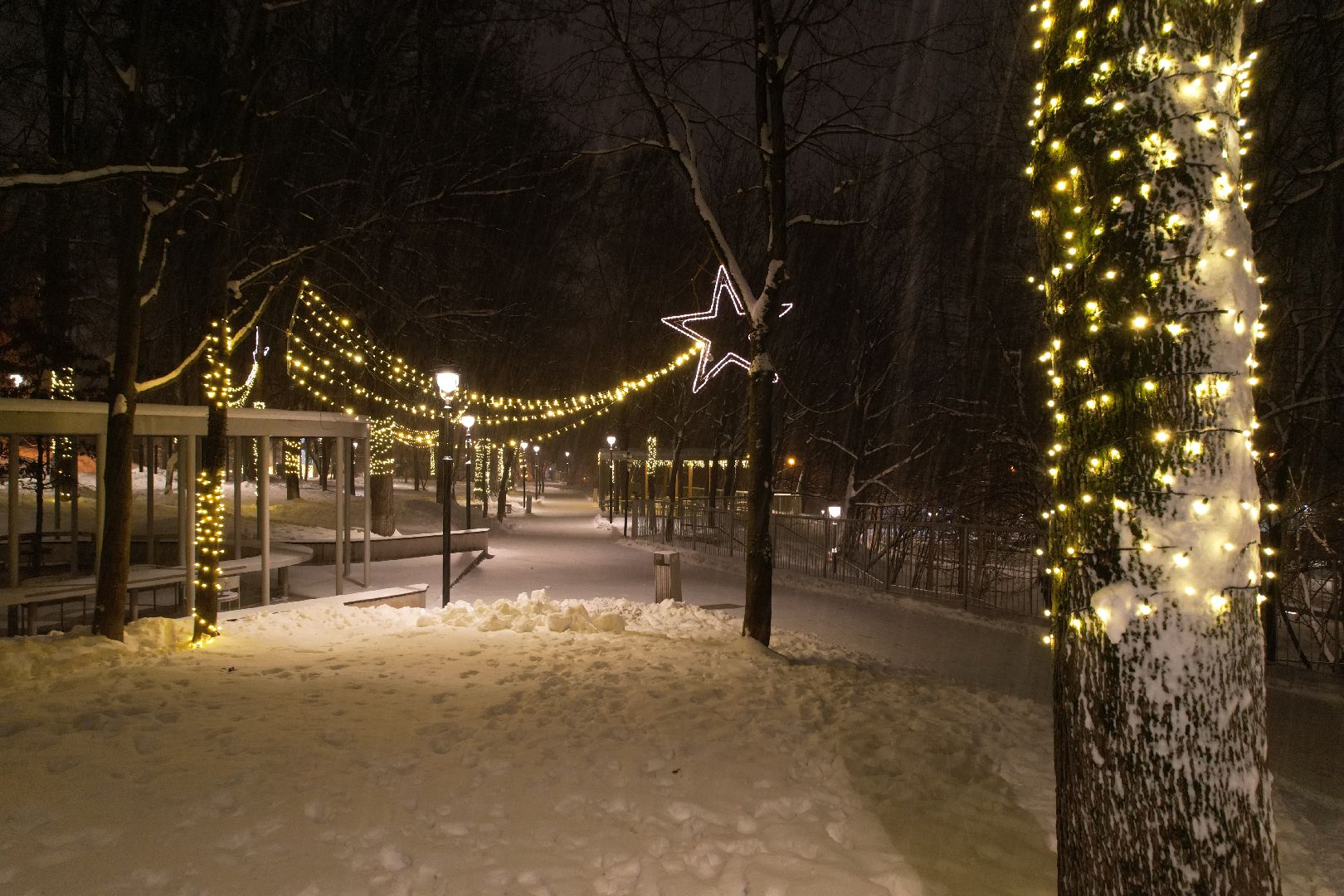 видео с коптера, зима в подмосковье, звенигород,