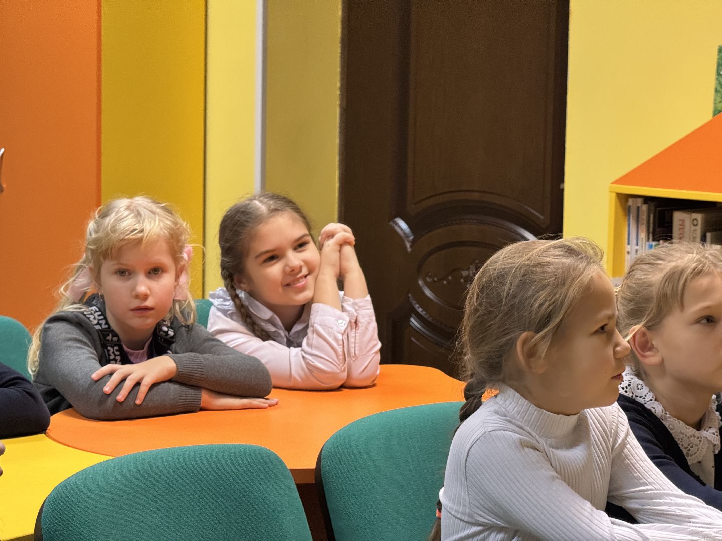 шаховская, библиотека, урок в библиотее, дети,