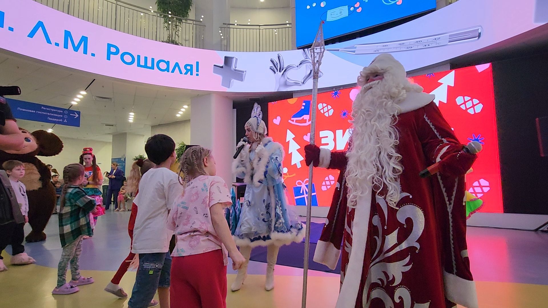 красногорск, центр рошаля, новый год, дед мороз,