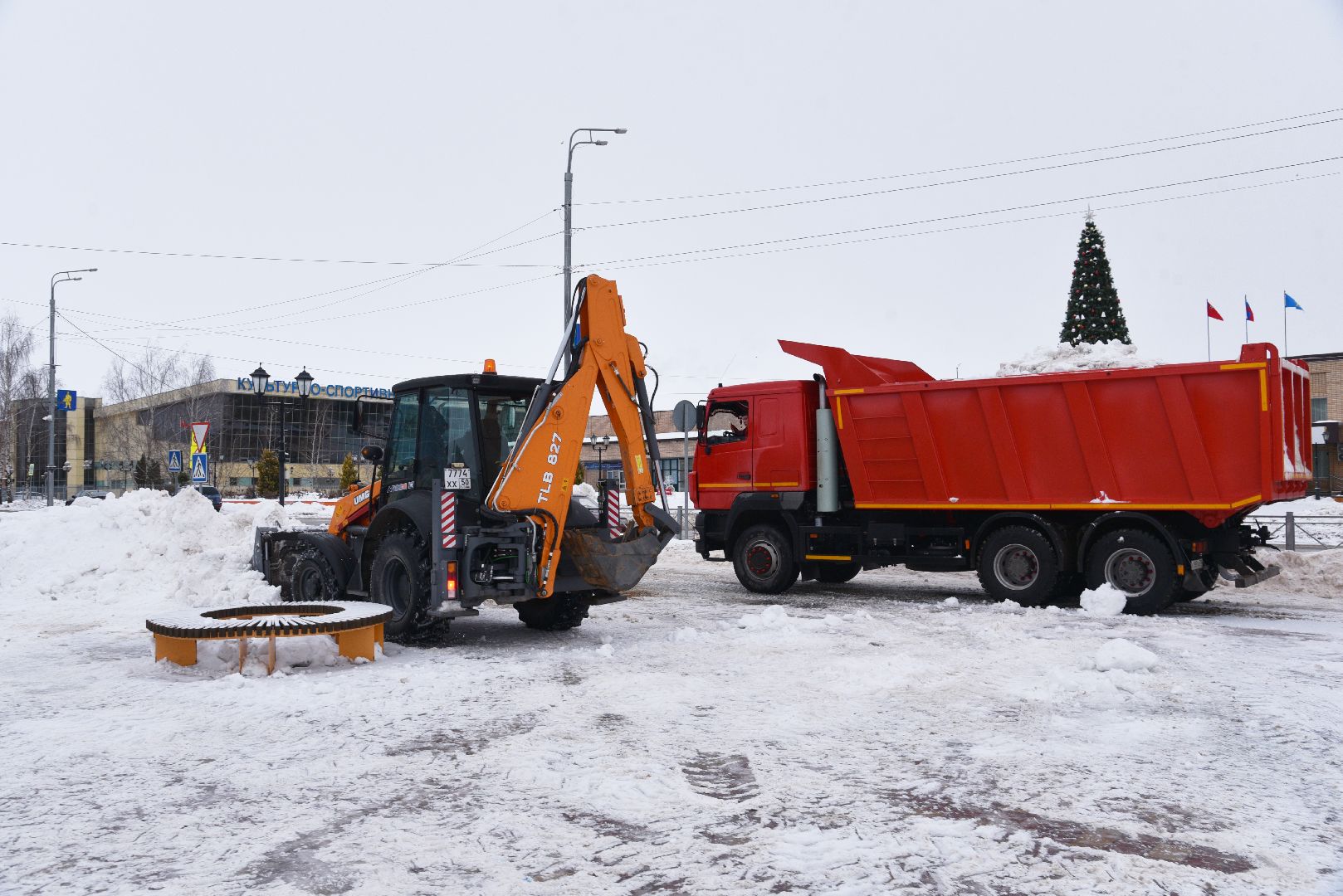 лотошино, благоустройство, уборка снега, уборка снега и наледи, вертикалки,