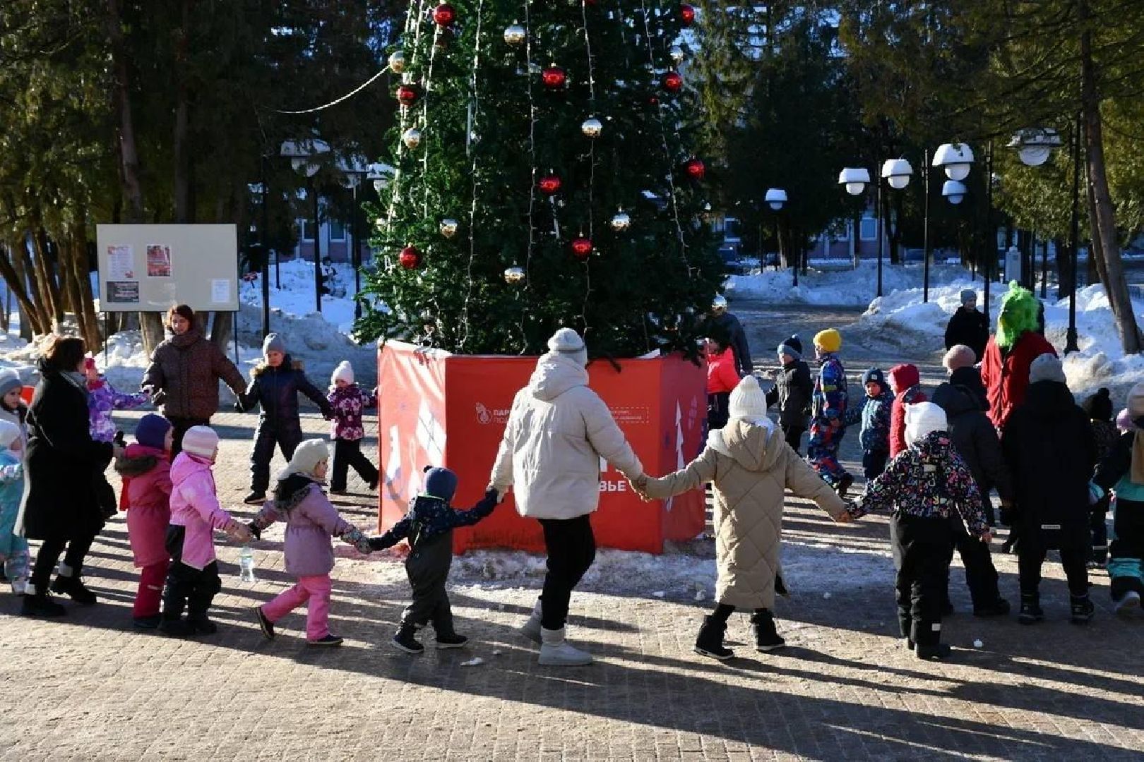 дед мороз, городской округ восход, дети, игровая программа, вертикалки,