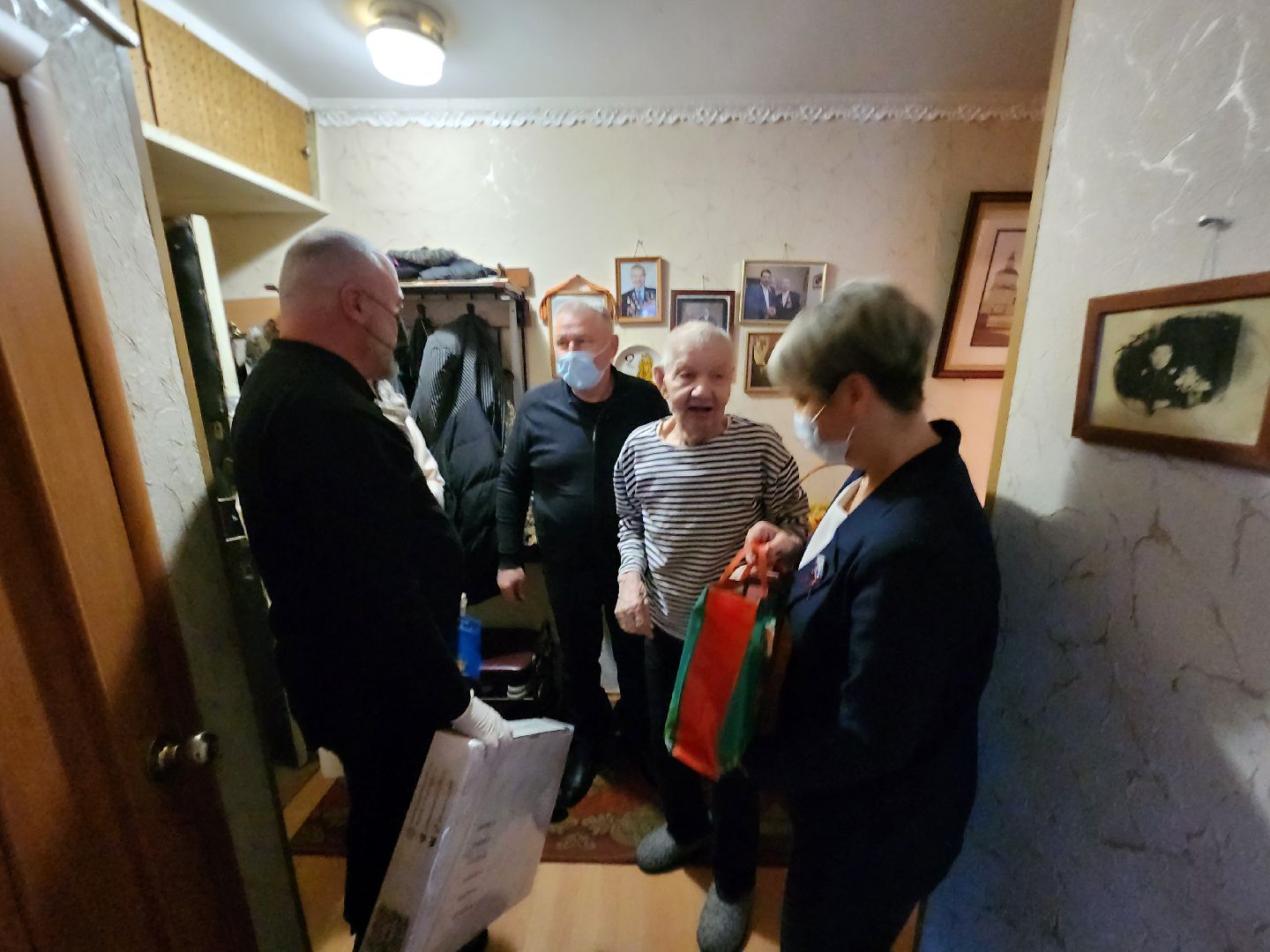 ветеран вов, новый 2025 год, поздравление ветерана, руза, рузский городской округ, зима в подмосковье, московская область,