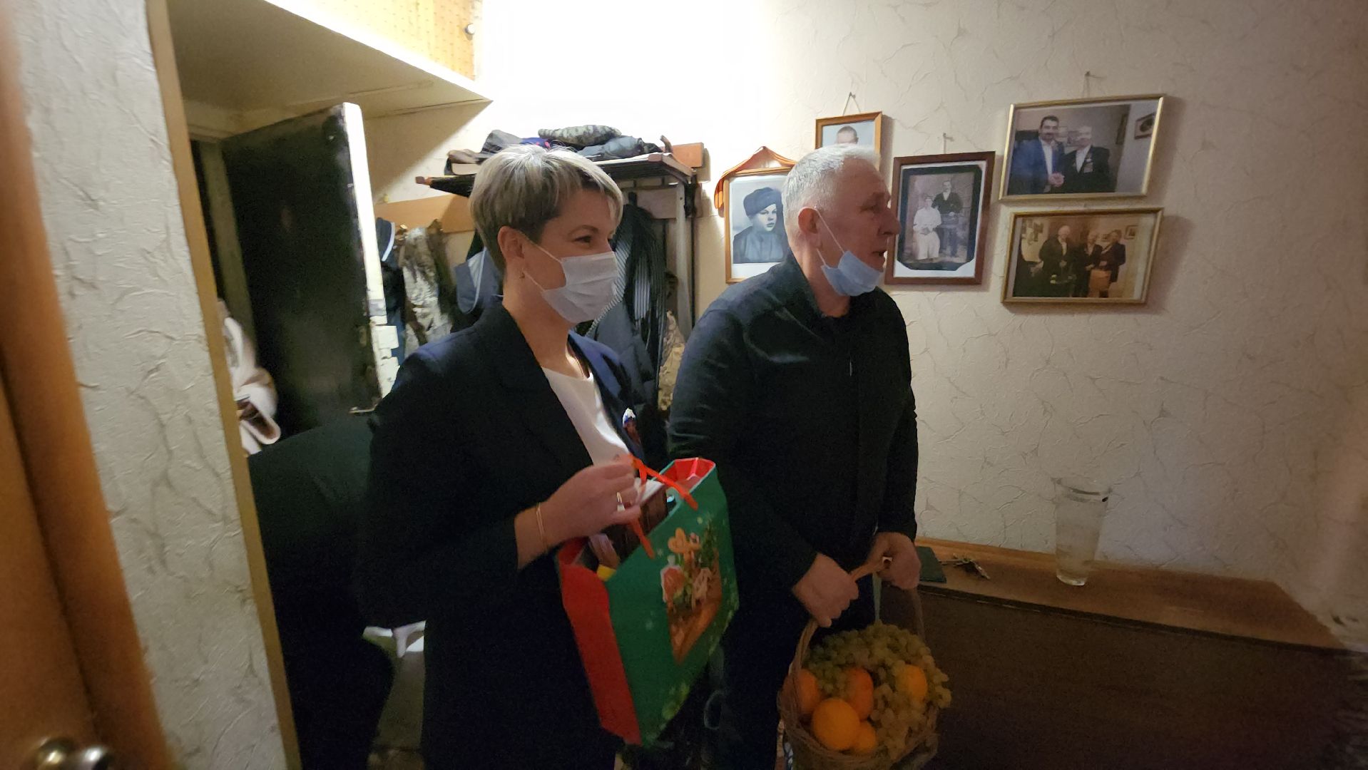 ветеран вов, новый 2025 год, поздравление ветерана, руза, рузский городской округ, зима в подмосковье, московская область,