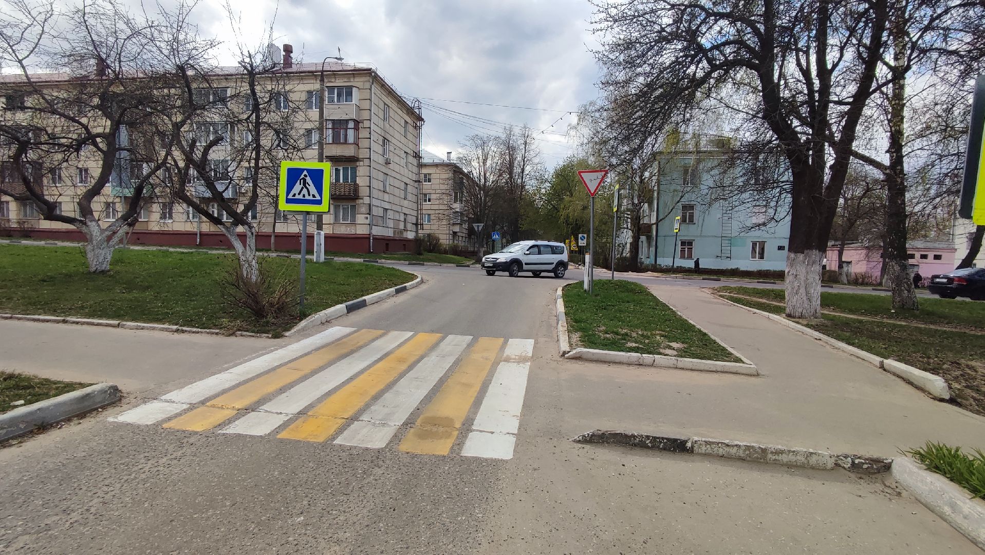 Кашира, разметка, пешеходный переход, дороги