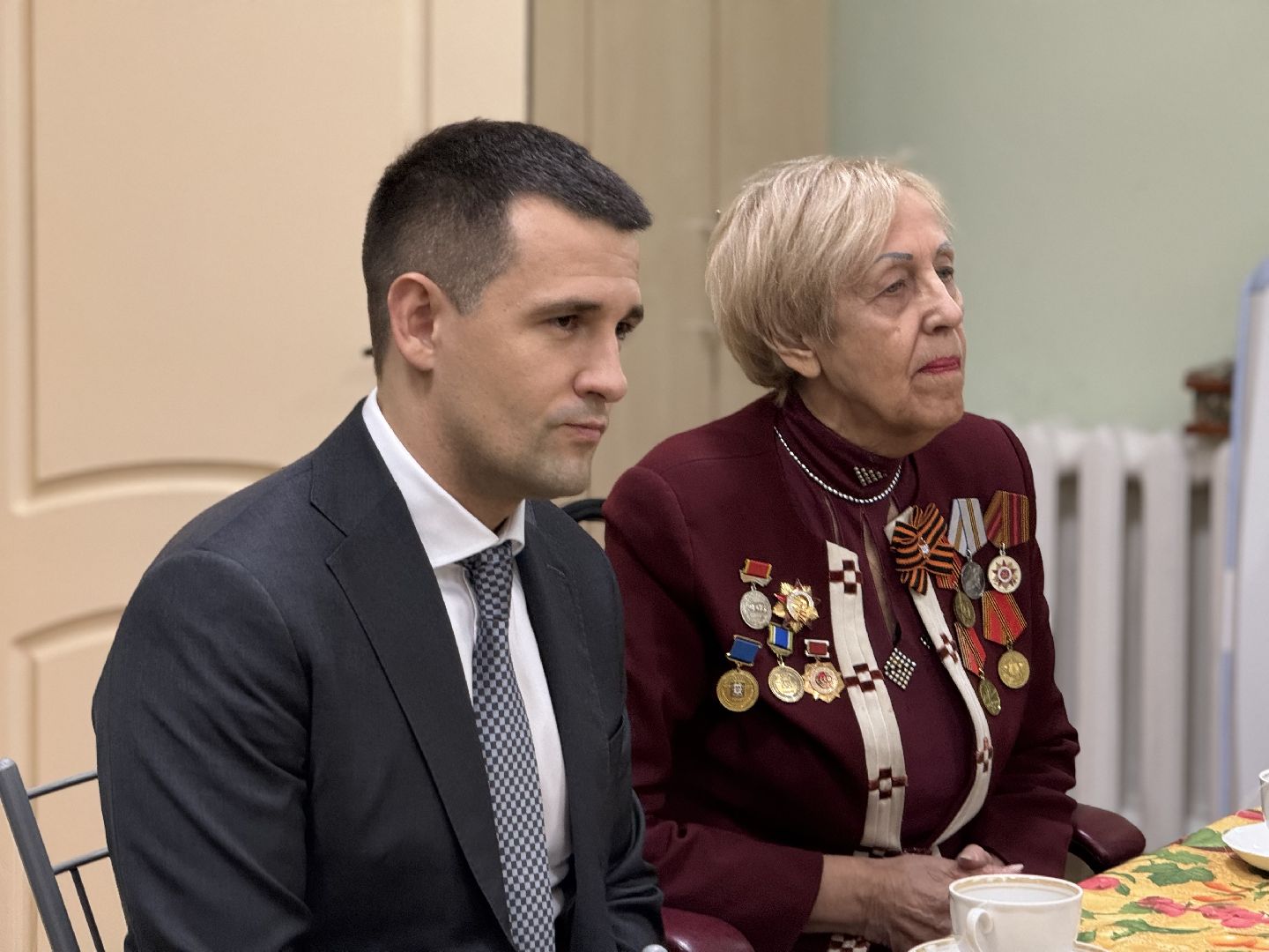 Узники фашистских концлагерей, Ветераны ВОВ, глава муниципалитета, глава поздравил узников,Кцсор домодедовский,