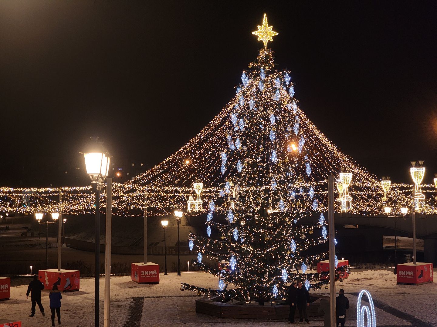 Коломна, зима в подмосковье, новогодняя елка, новогоднее украшение, вертикалки,