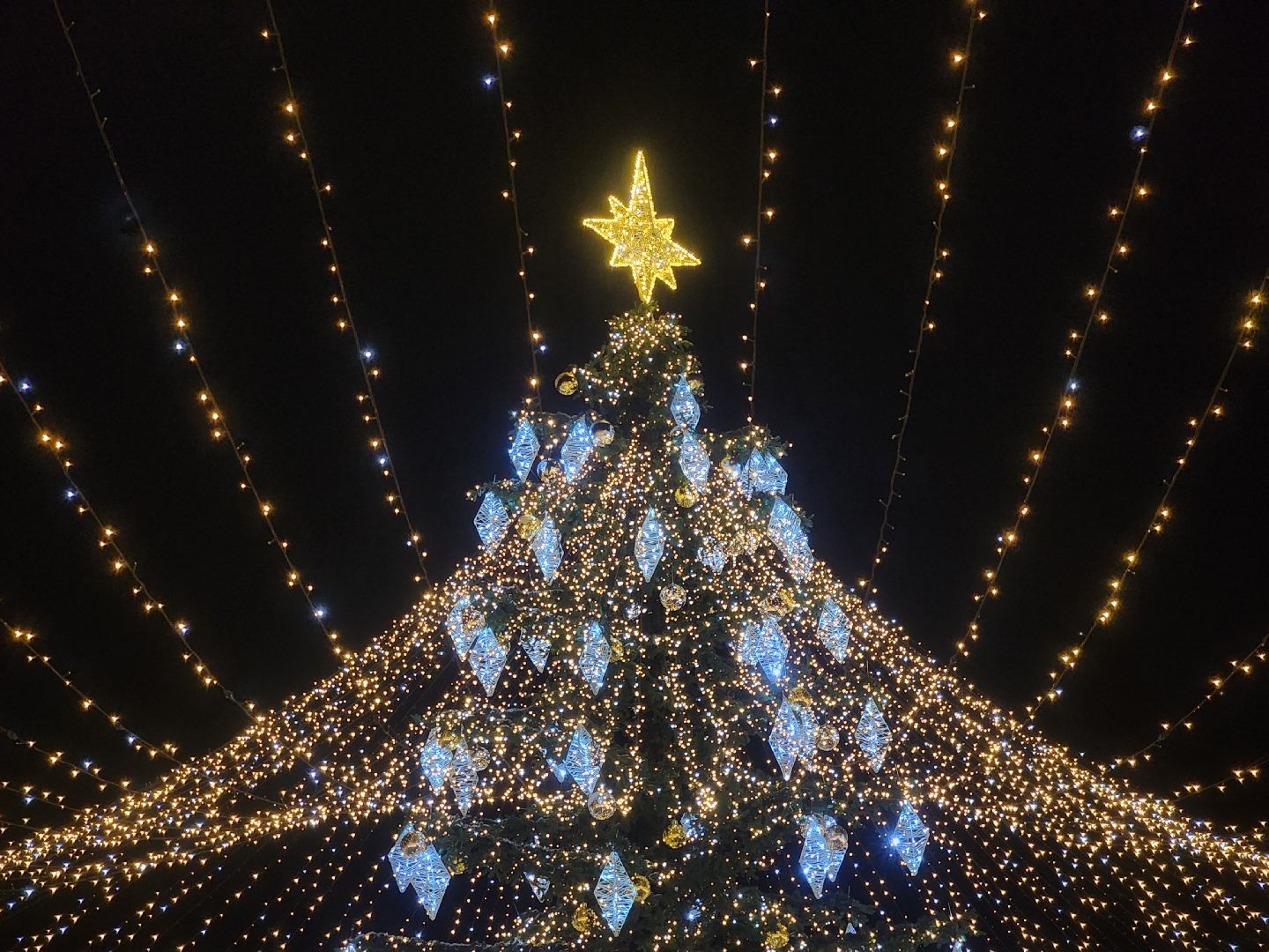 Коломна, зима в подмосковье, новогодняя елка, новогоднее украшение, вертикалки,