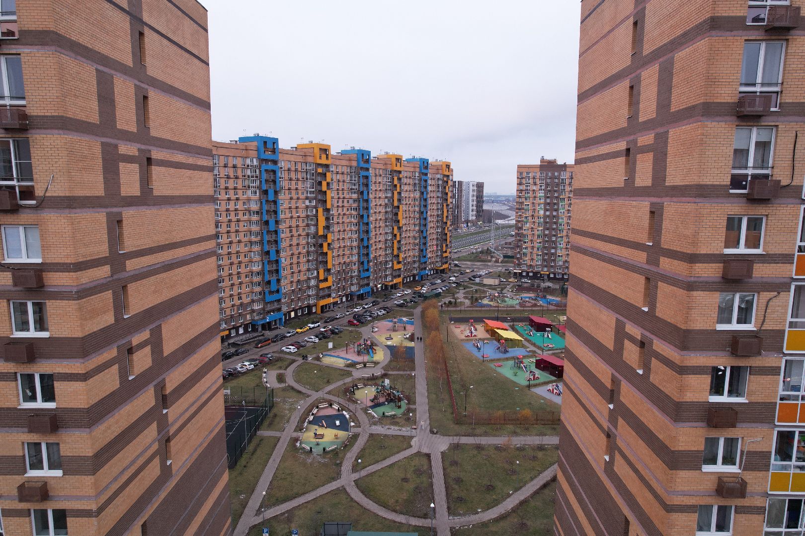 видео с коптера, строительство, строительство домов,