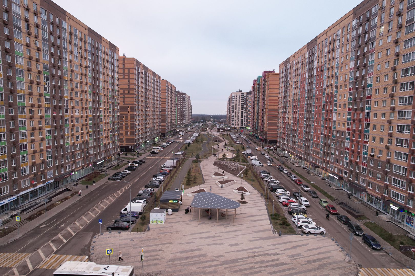 видео с коптера, строительство, строительство домов,