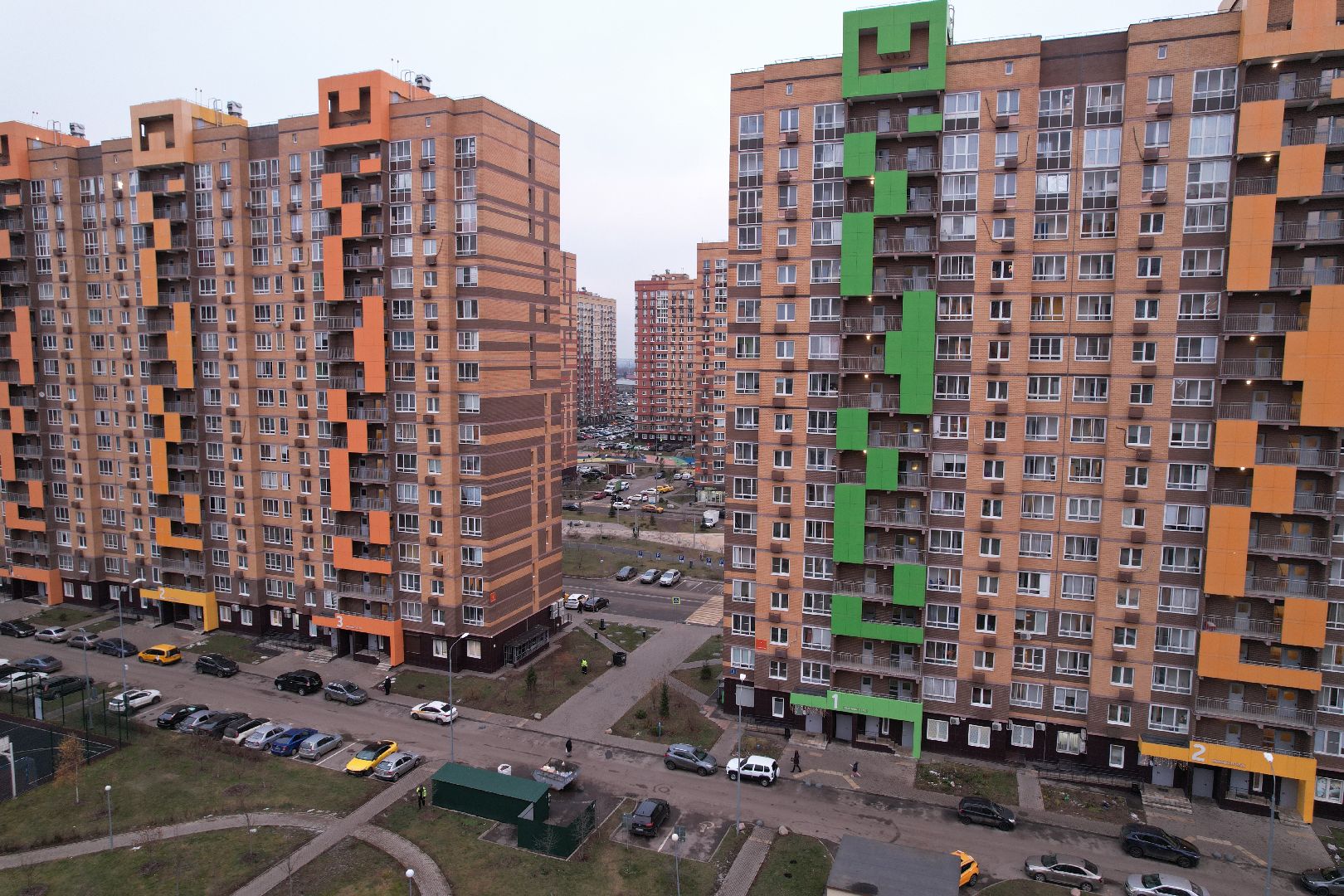 видео с коптера, строительство, строительство домов,