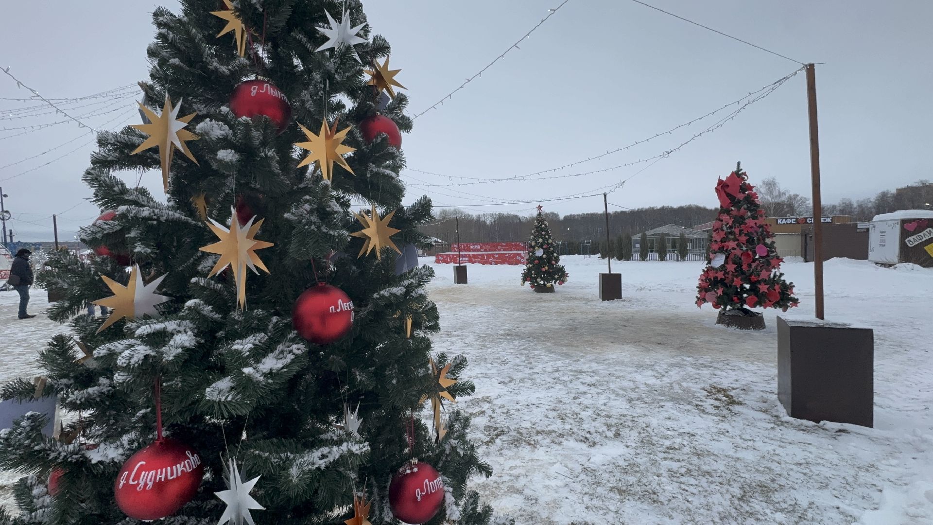 Солнечногорск, украшение к новому году, елки, Жители, вертикалки,