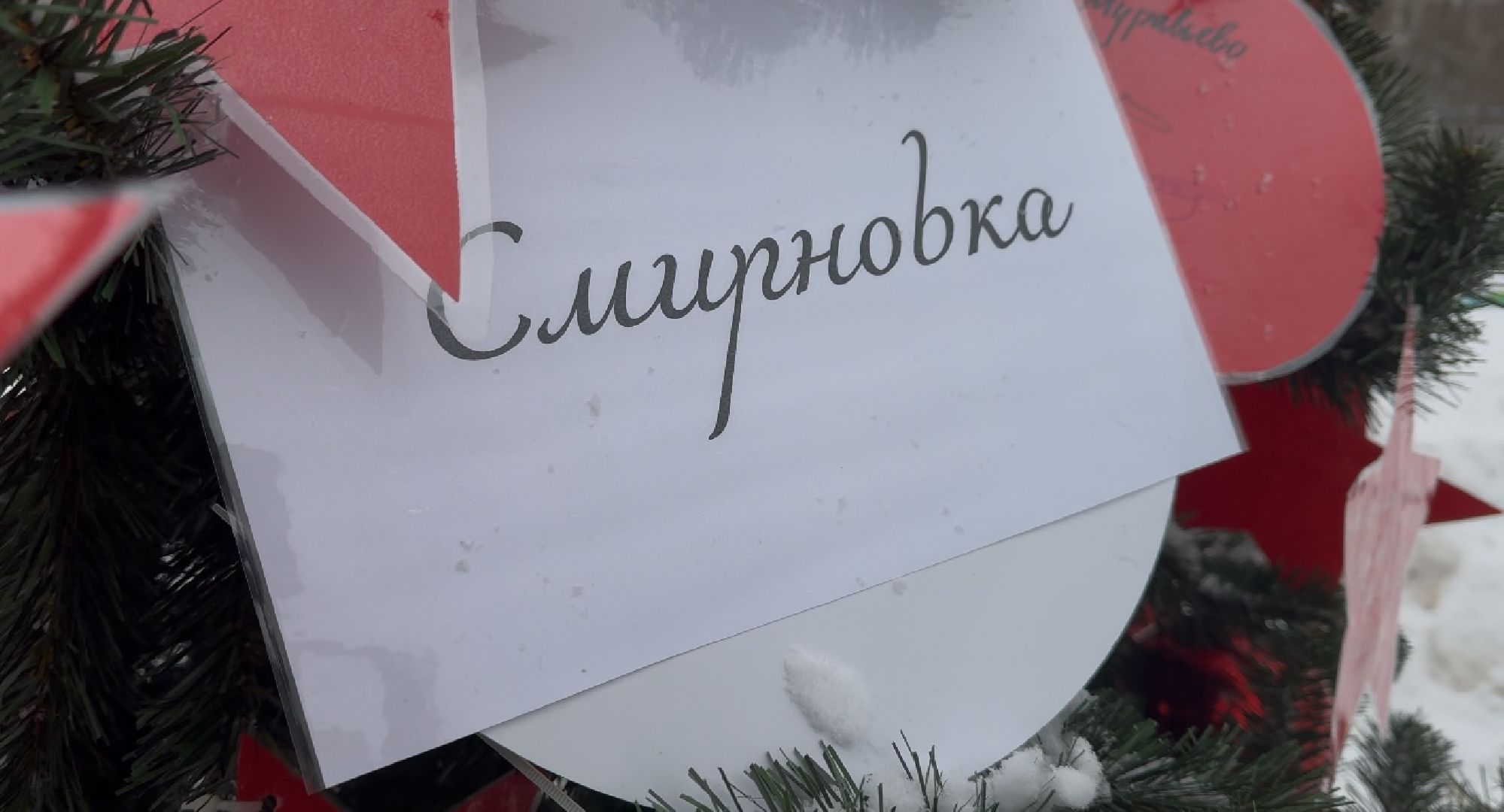 Солнечногорск, украшение к новому году, елки, Жители, вертикалки,