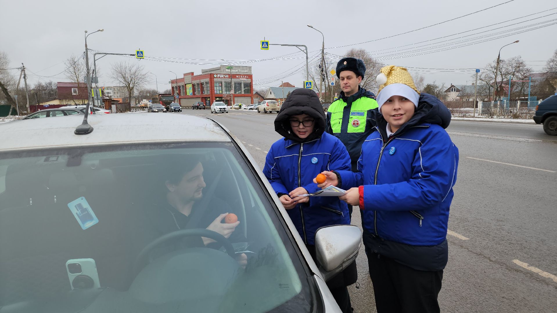 кашира, юид, госавтоинспекция, новогодняя акция, вертикалки,