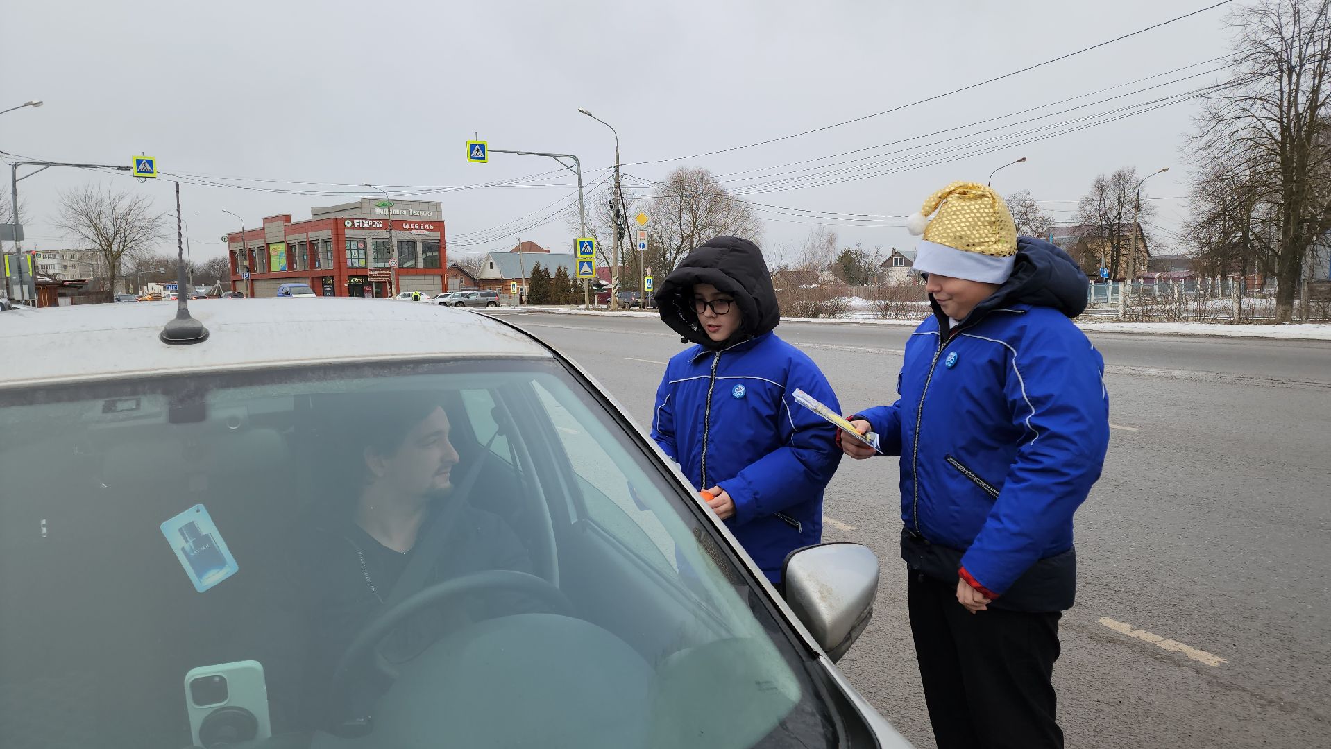 кашира, юид, госавтоинспекция, новогодняя акция, вертикалки,