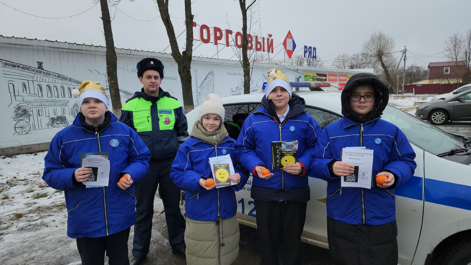 кашира, юид, госавтоинспекция, новогодняя акция, вертикалки,