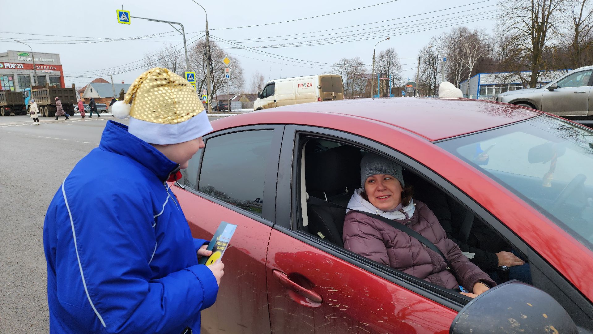 кашира, юид, госавтоинспекция, новогодняя акция, вертикалки,