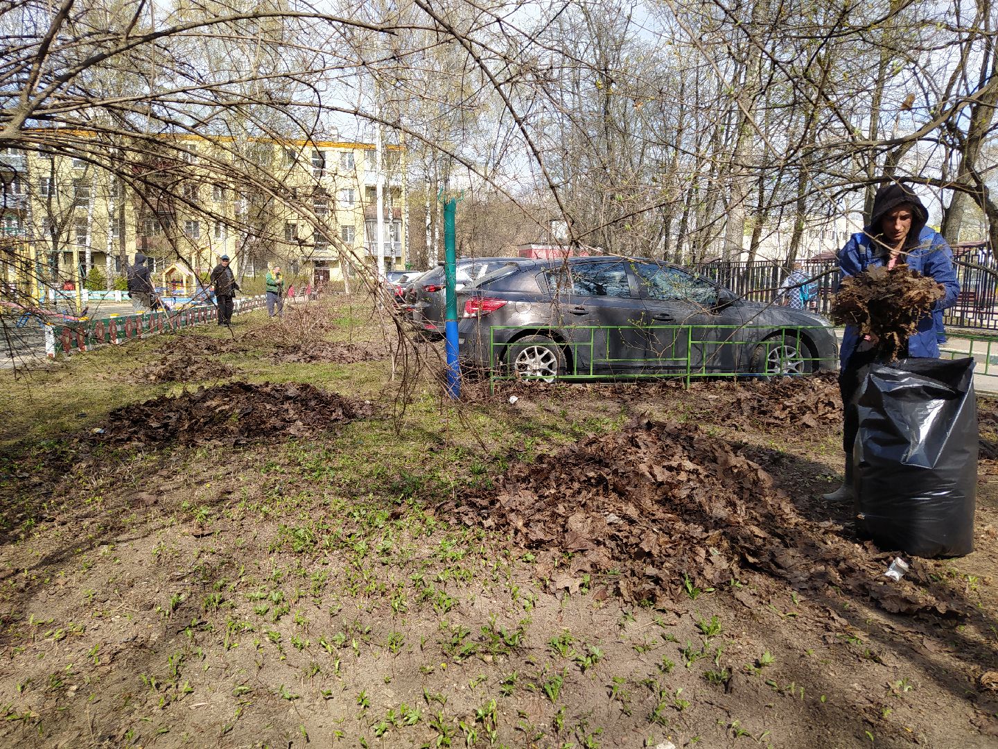 Благоустройство, уборка, месячник, листва