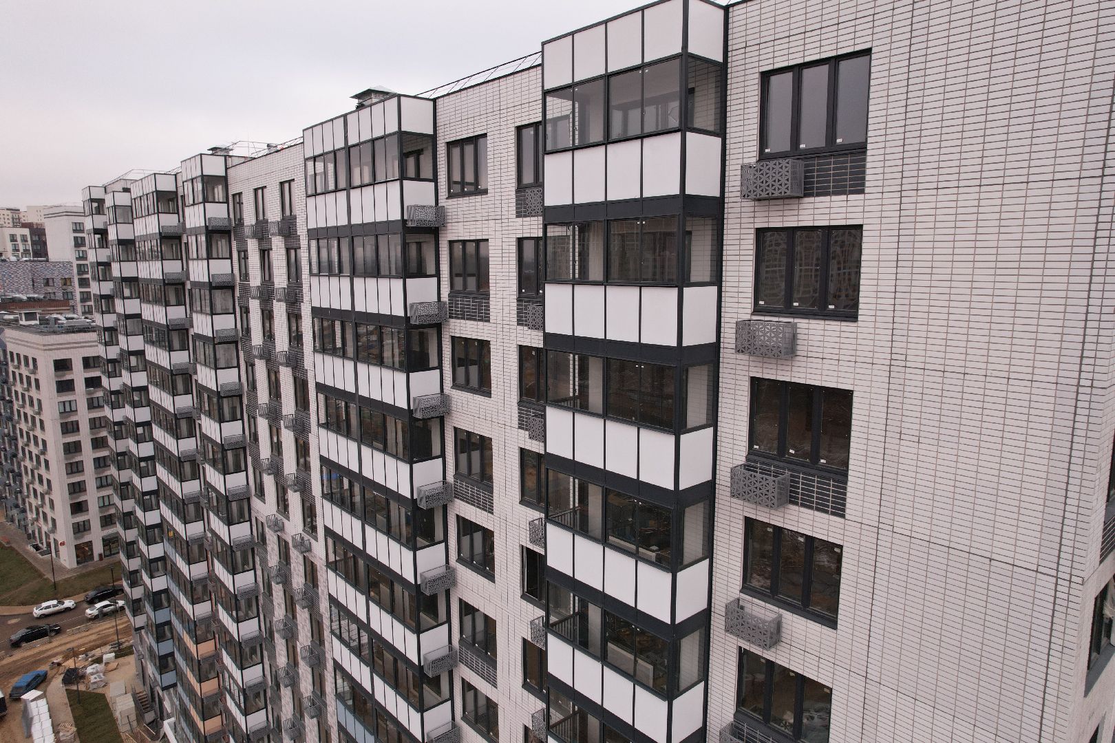 видео с коптера, строительство, жк,