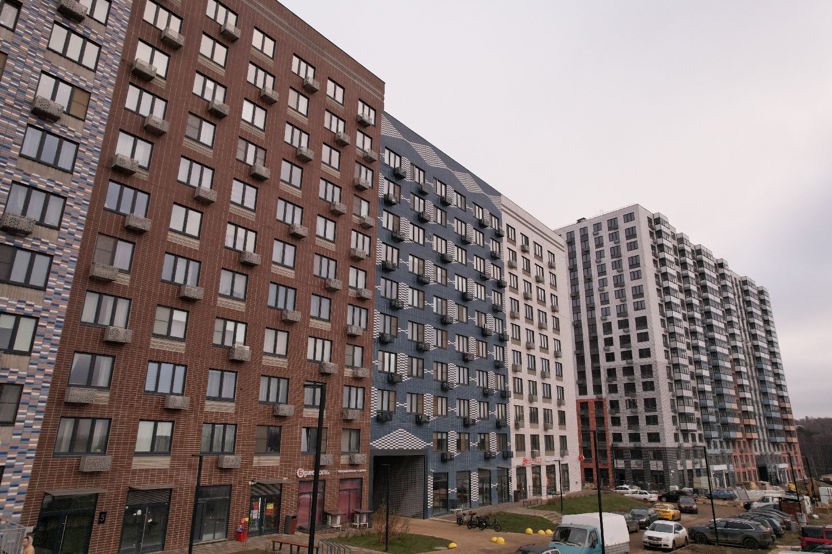 видео с коптера, строительство, жк,