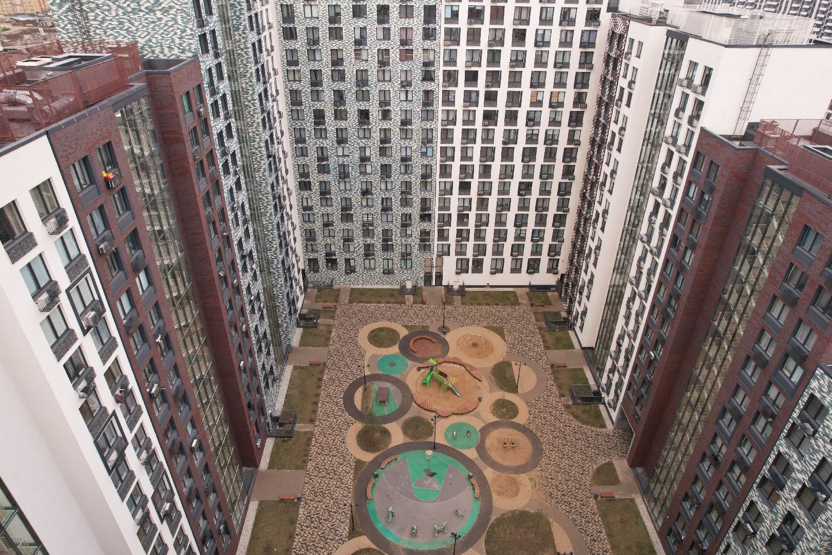 видео с коптера, строительство, жк,