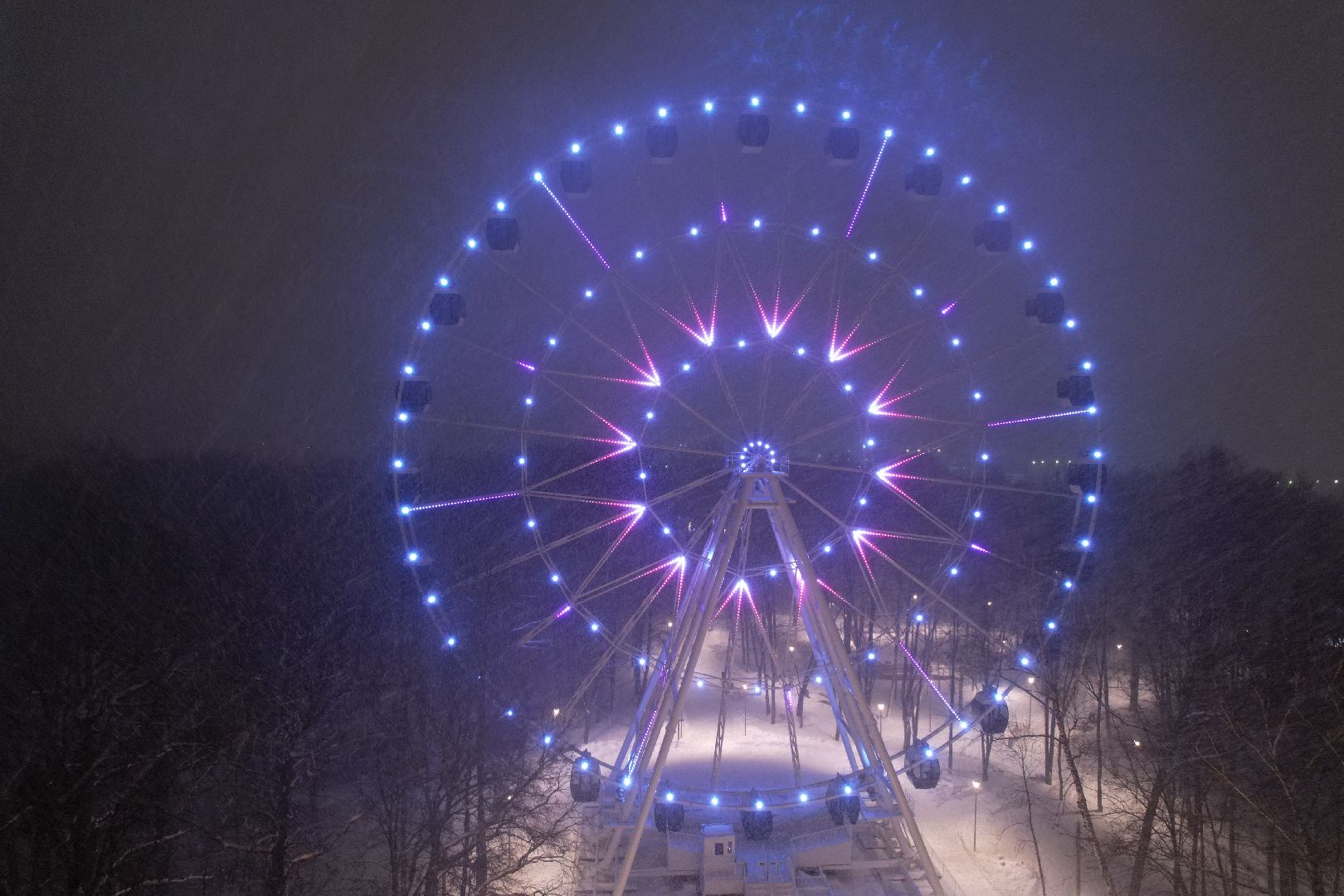 видео с коптера, химки, зима в подмосковье,