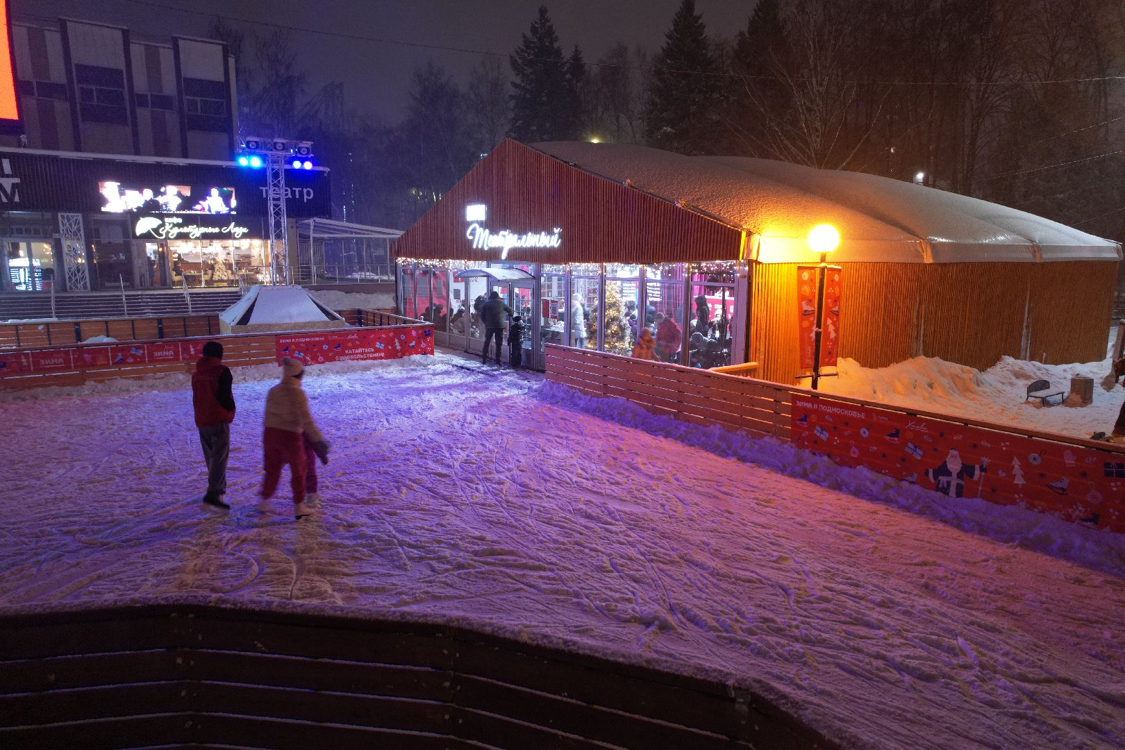 видео с коптера, химки, зима в подмосковье,