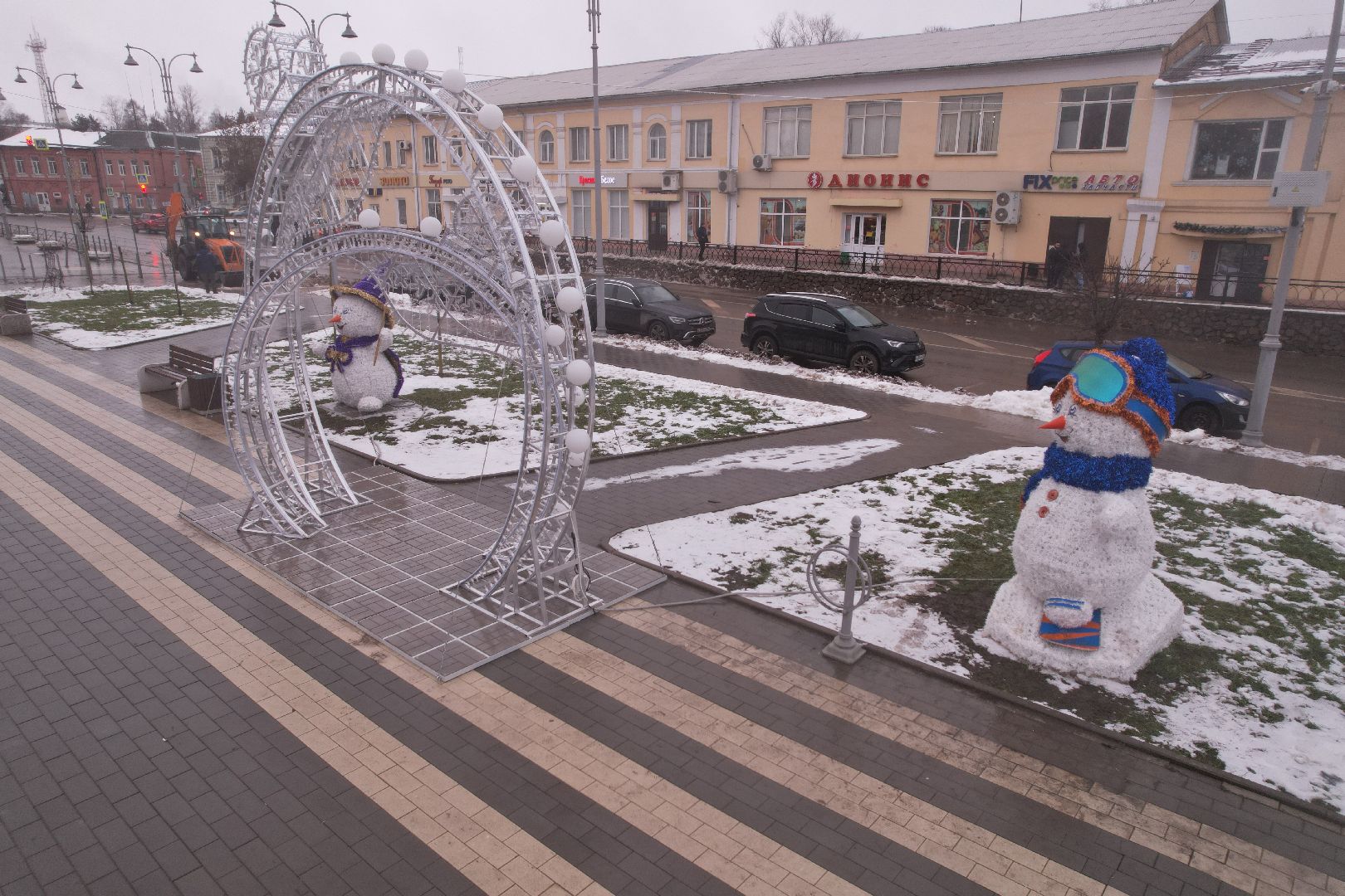 видео с коптера, зима в подмосковье, волоколамск,